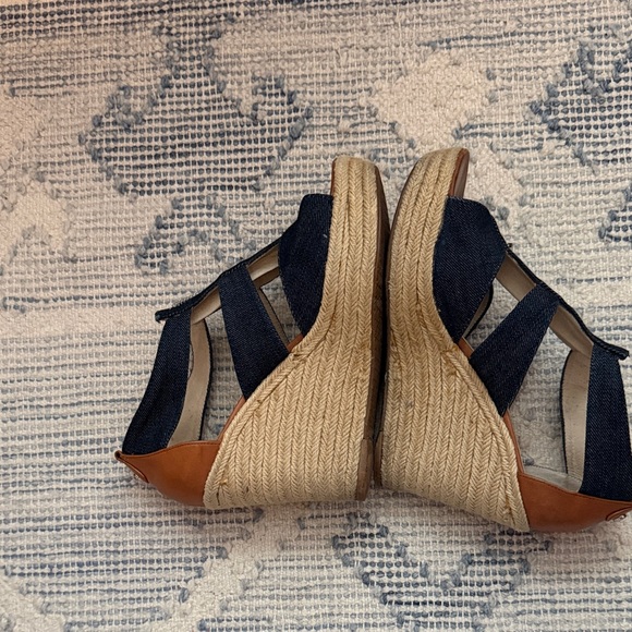 Michael Kors Denim Sandals with Zipper - Picture 4 of 5